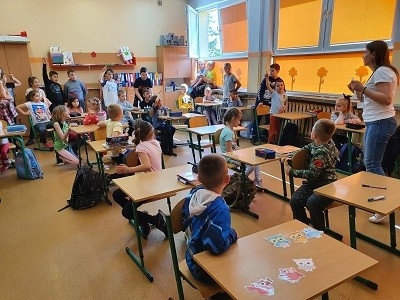 przedszkolaki wizyta w szkole
