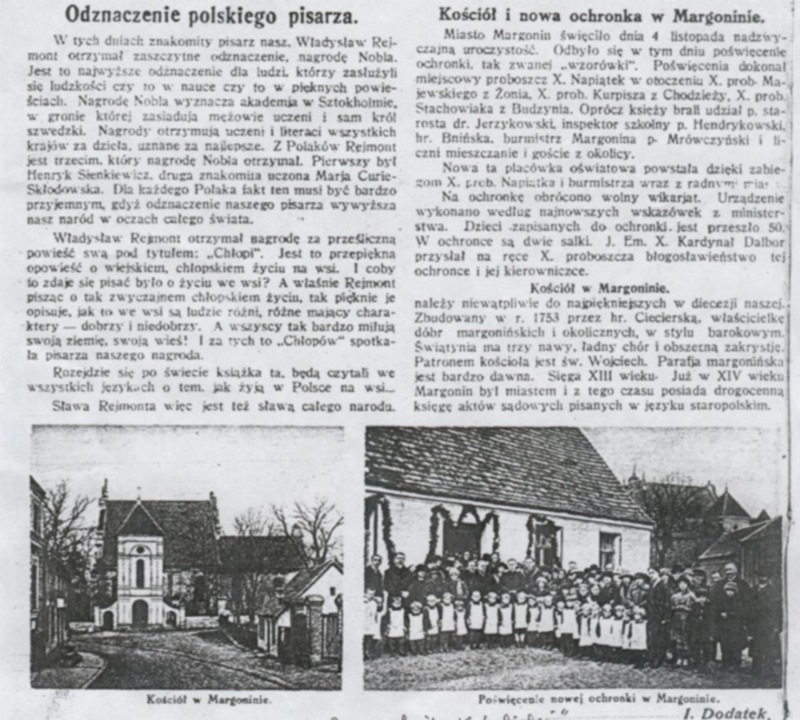 Artykuł w tygodniku katolickim