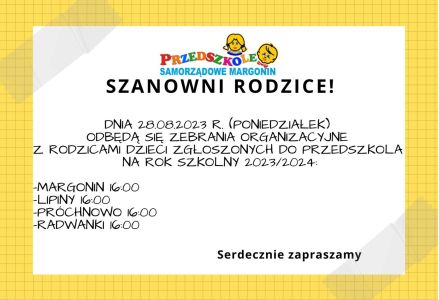 Informacja o zebraniu