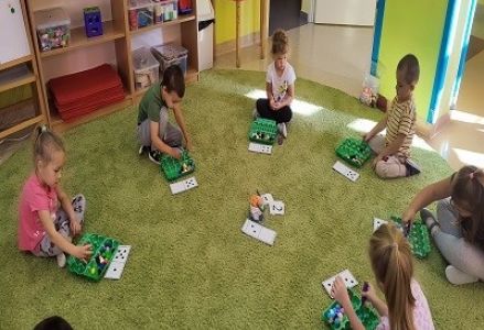 Matematyczny poranek w grupie Koziołka Matołka 2023