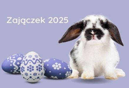 grupa dzieci przedszkolnych podczas poszukiwań upominków od wielkanocnego zajączka