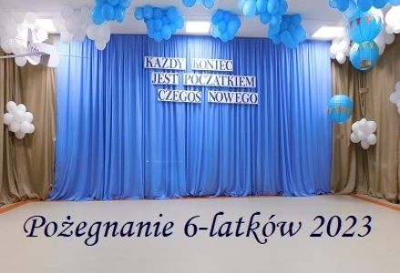 Pożegnanie przedszkola przez 6-latków 2023