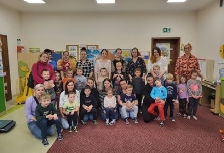 „Kałużowa zabawa”- jesienne zajęcia otwarte dla rodziców 2023