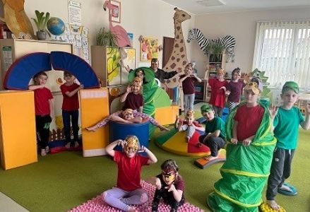 Afrykańska muzyka w grupie Muminków