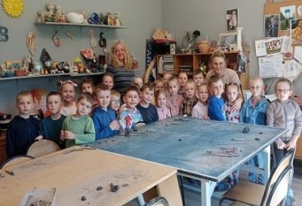 Grupa Kubusia Puchatka na warsztatach w MGOK w Margoninie 2023