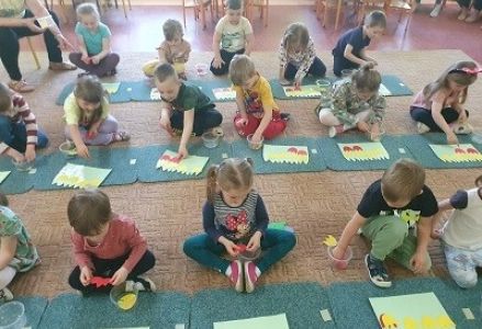 Wiosenne zajęcie otwarte w grupie Krasnala Hałabały 2023
